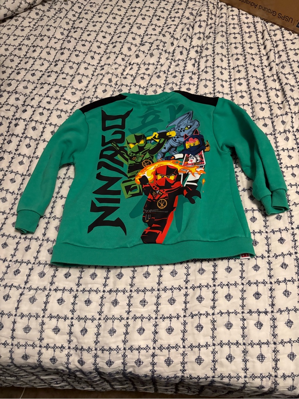 green Lego Ninjago sweatshirt